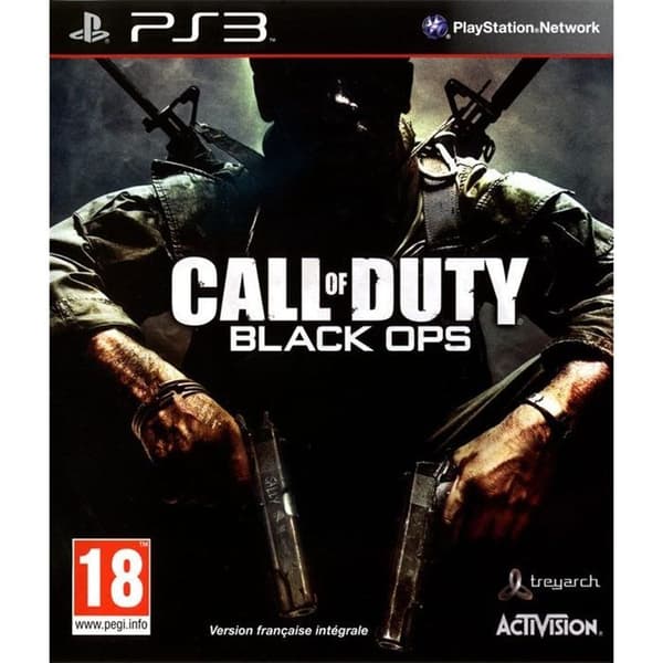 CALL OF DUTY BLACK OPS / PS3-konsolspel- USED