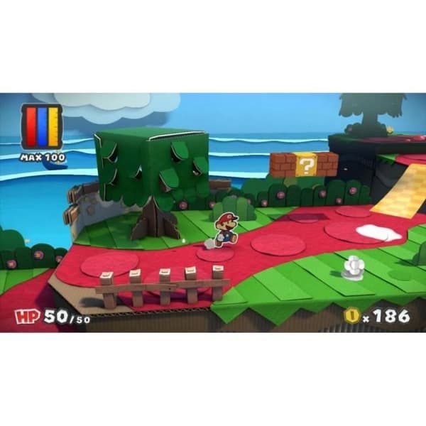 Paper Mario Color Splash Wii U-spel- USED