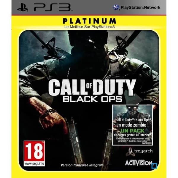 PS3-spel - Activision - Call of Duty Black Ops Platinum - FPS - Onlineläge- USED