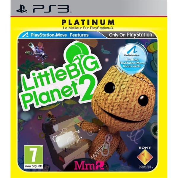 LITTLE BIG PLANET 2 PLATINUM / PS3 konsolspel- REFURBISHED