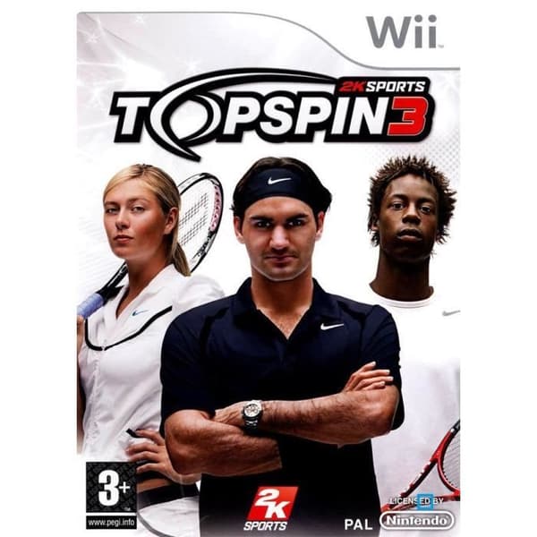 TOP SPIN 3 / NINTENDO Wii KONSOLSPEL- REFURBISHED