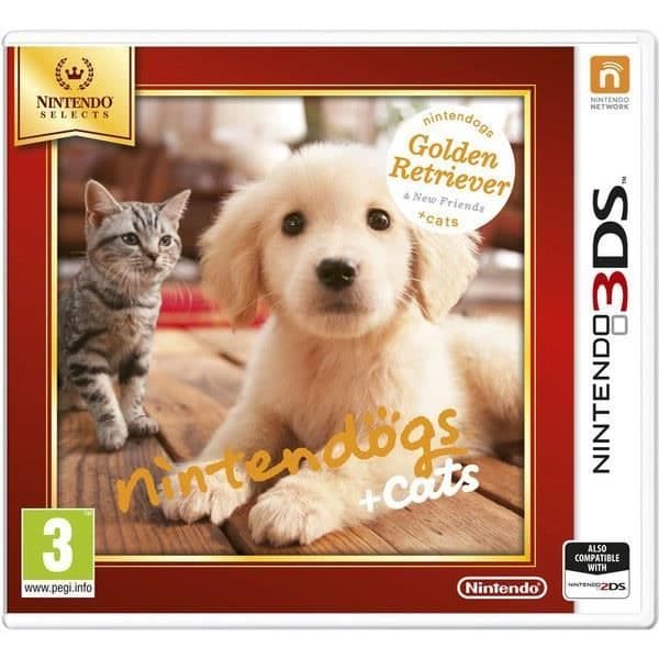 TV-spel - NINTENDO - NINTENDOGS &amp; CATS LEKSATSPUDEL &amp; NYA VÄNNER - 3DS - Simulering - 3+- REFURBISHED
