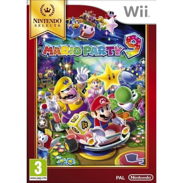Mario Party 9 väljer Wii-spel- USED