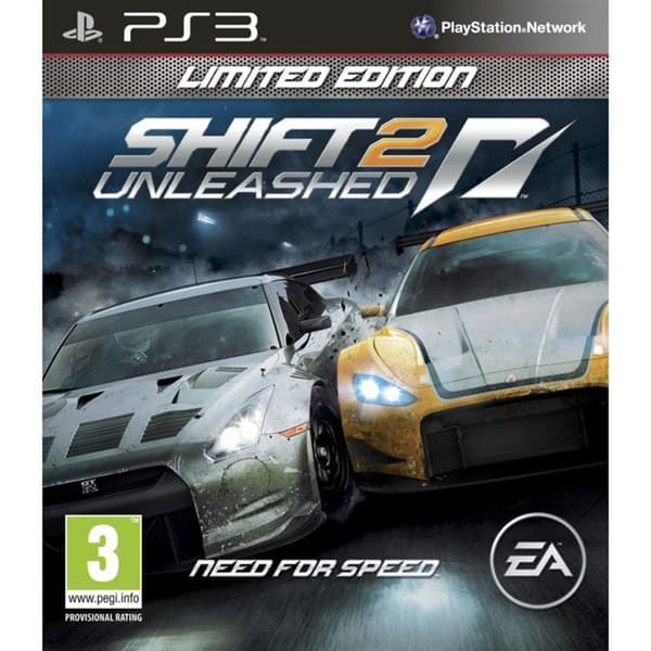 SHIFT 2 ULESHED Limited Edition / PS3-spel- USED