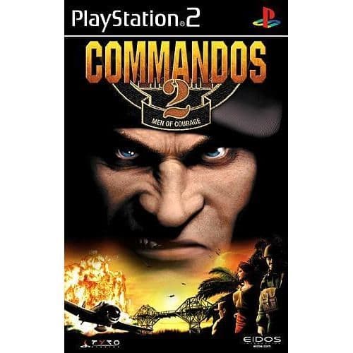COMMANDOS 2: Män av mod / PS2 KONSOLSPEL- USED
