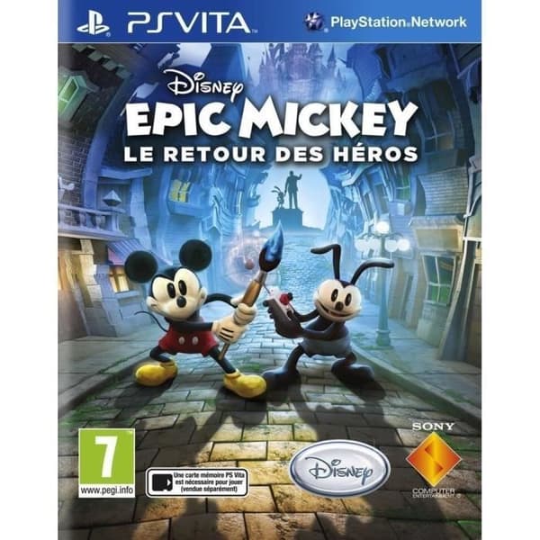 PS Vita-spel - Disney Epic Mickey 2: Return of Heroes - Action - 21 november 2012 - Standard - 7+