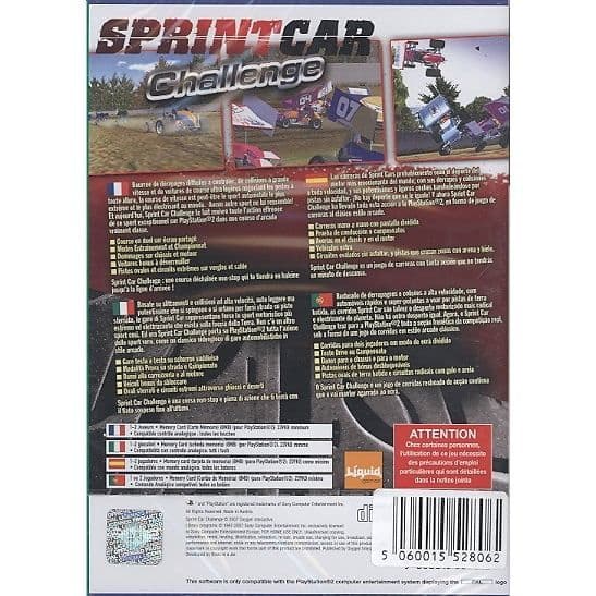 SPRINT CAR CHALLENGE / PS2 KONSOLSPEL