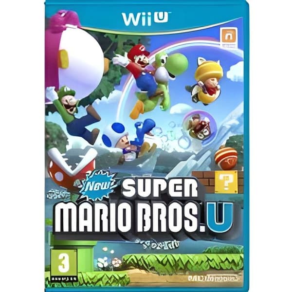 Videospel - Nintendo - Nya Super Mario Bros U - Plattform - Upp till 4 spelare - Wii U Disc
