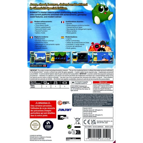 Gimmick Special Edition Nintendo Switch
