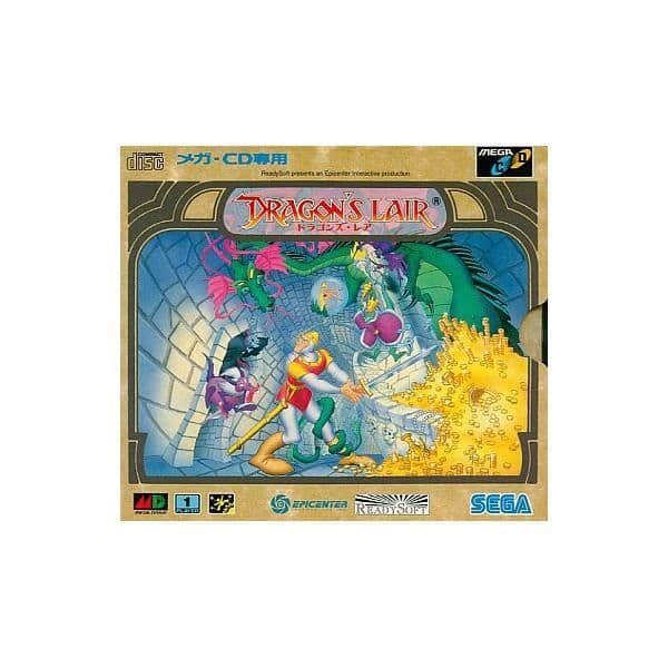 DRAGON'S LAIR - MEGA CD - (japansk import)
