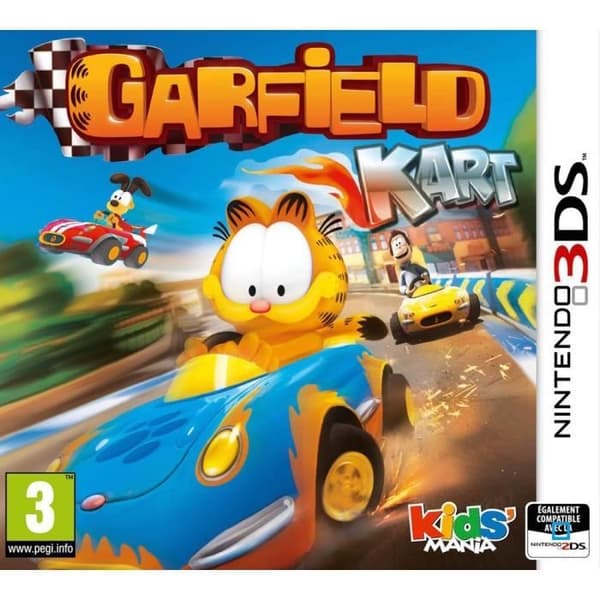 Garfield Kart Game 3DS- USED