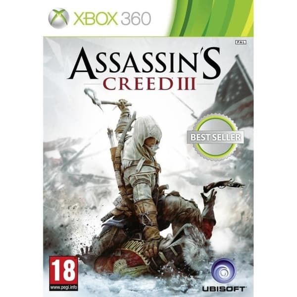 ASSASSIN'S CREED 3 CLASSICS / XBOX 360 konsolspel- REFURBISHED