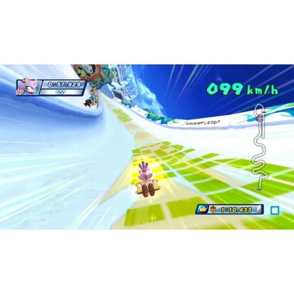 MARIO &amp; SONIC AT THE WINTER J.O / Wii-spel- USED