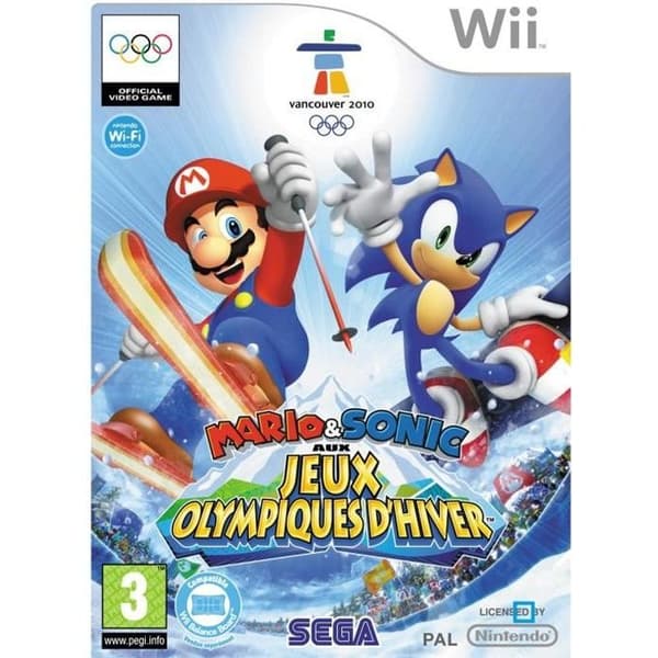 MARIO &amp; SONIC AT THE WINTER J.O / Wii-spel- USED