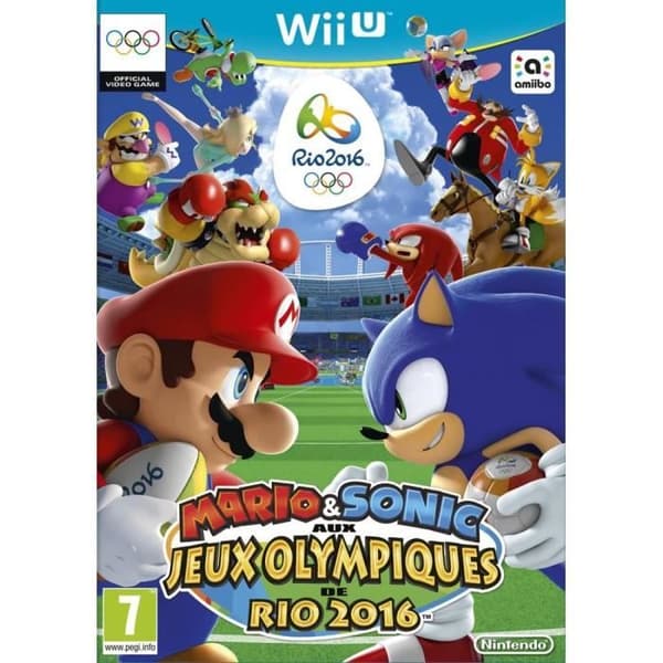 Mario &amp; Sonic vid de olympiska spelen i Rio 2016 Wii U Game- USED