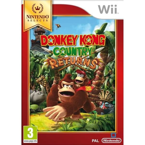 Donkey Kong Country Returns Selects Wii Game- USED