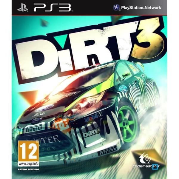 DIRT 3 / PS3 konsolspel- USED