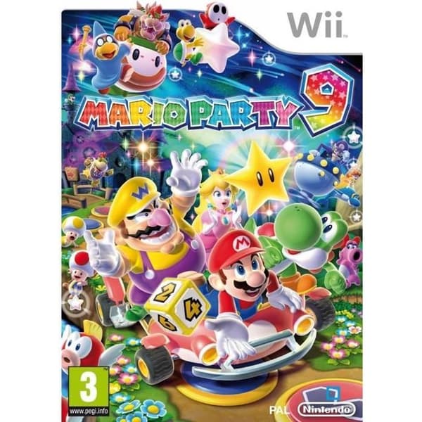 MARIO PARTY 9 / Wii-konsolspel- USED