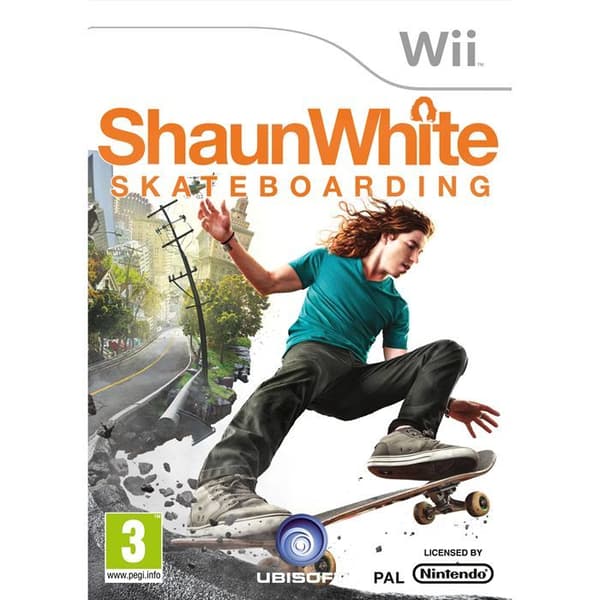 SHAUN WHITE SKATEBOARDING / Wii-konsolspel- USED