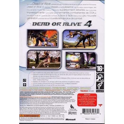 DEAD OR ALIVE 4 Classics / XBOX 360- REFURBISHED