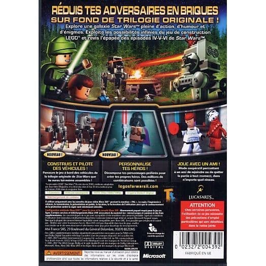 STAR WARS LEGO 2 CLASSICS / XBOX 360 KONSOLSPEL- REFURBISHED