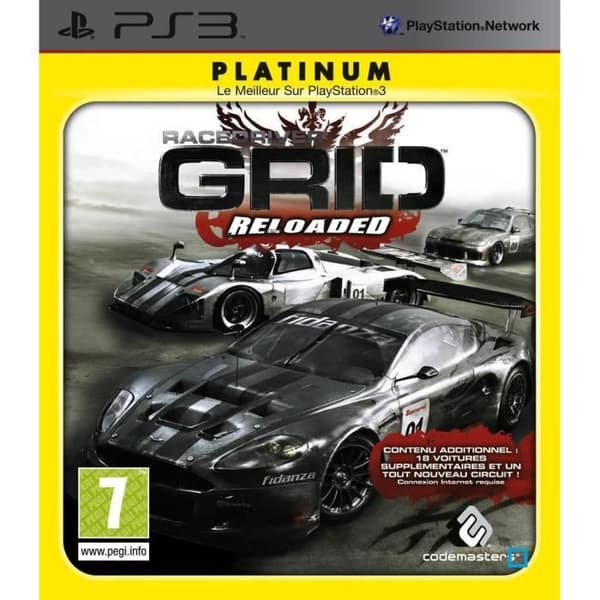 RACEDRIVER GRID RELOADED / PS3-KONSOLSPEL- USED