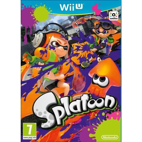 Datorspel - Nintendo - Splatoon - Action - FPS-skjutning - 1-8 spelare online- USED