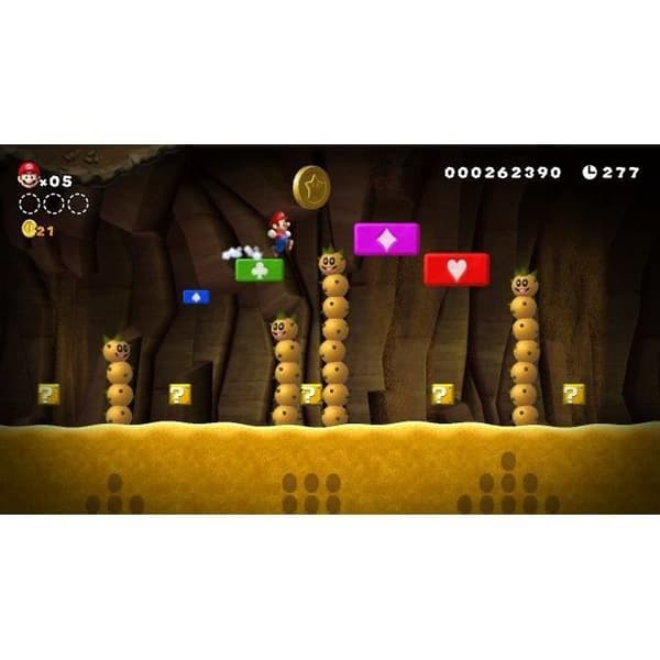 TV-spel - Nintendo - NYA SUPER MARIO BROS - Äventyr - Wii - I kartong- USED