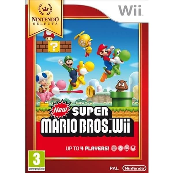 TV-spel - Nintendo - NYA SUPER MARIO BROS - Äventyr - Wii - I kartong- USED