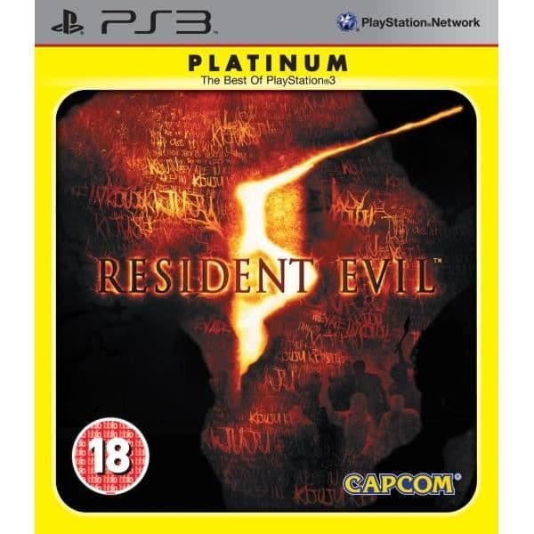 Resident Evil 5 Platinum PS3 (Storbritannien import)- REFURBISHED