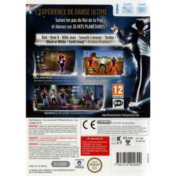 Michael Jackson The Experience på Wii- REFURBISHED