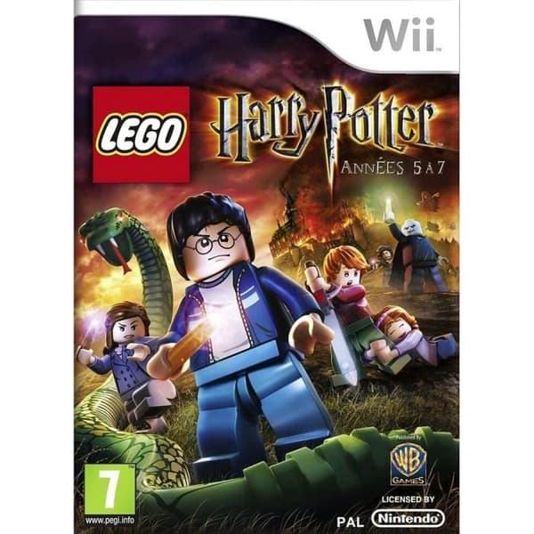 LEGO HARRY POTTER ÅR 5 TILL 7 NINTENDO WII-spel NYTT I BLISTER- REFURBISHED