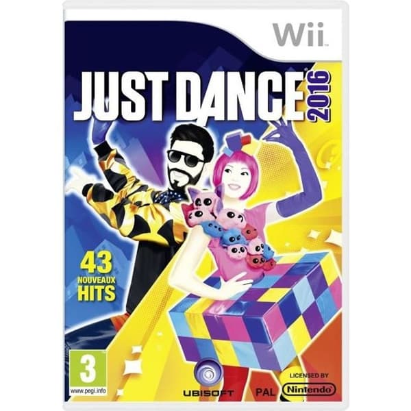 Dansspel - Ubisoft - Just Dance 2016 - Wii - Multiplayer upp till 6 - Tillgång till Just Dance Unlimited- USED