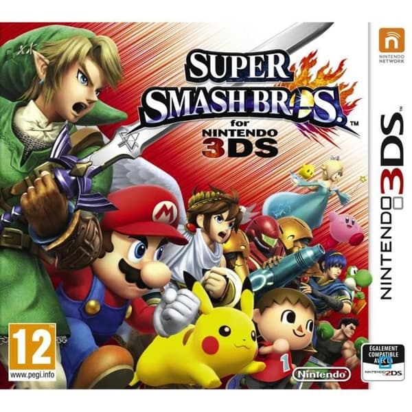 Super Smash Bros 3DS-spel- REFURBISHED