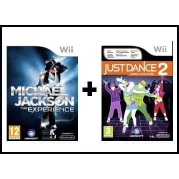JUST DANCE 2 + MICHAEL JACKSON / Wii- USED