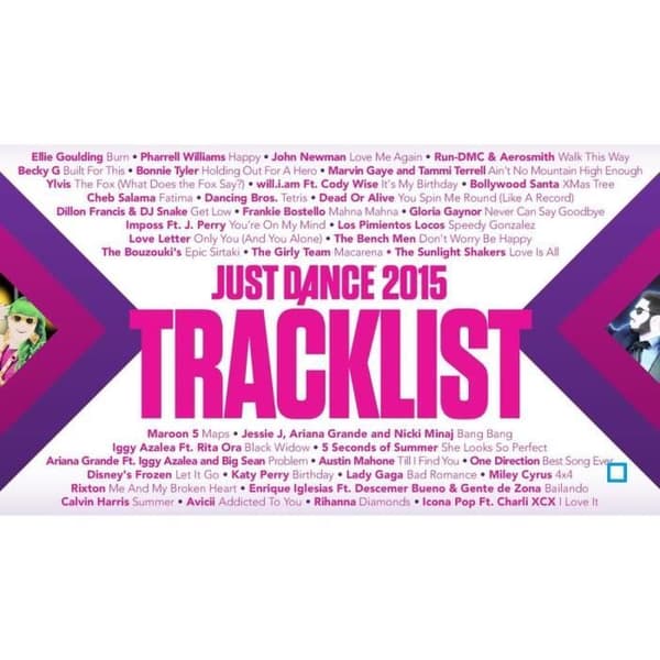 Danspel - Ubisoft - Just Dance 2015 - Wii - Fler spelare - Sweat-läge - PEGI 3+- REFURBISHED