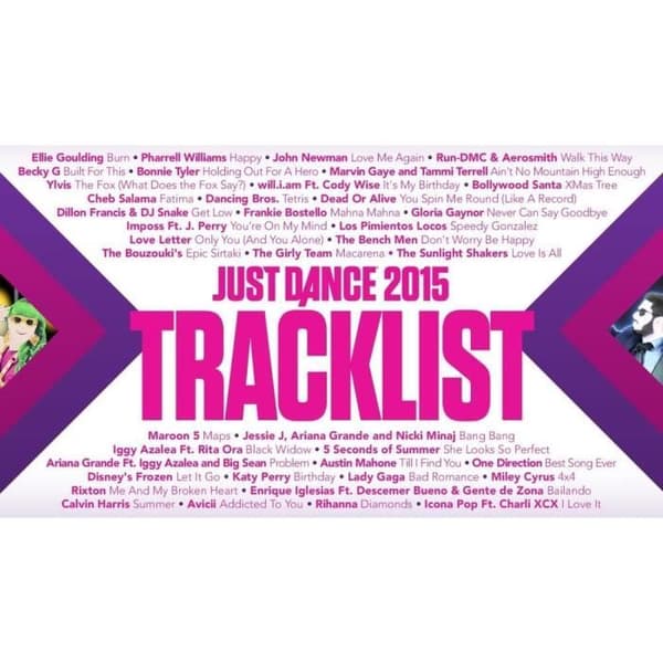 Danspel - Ubisoft - Just Dance 2015 - Wii - Fler spelare - Sweat-läge - PEGI 3+- REFURBISHED