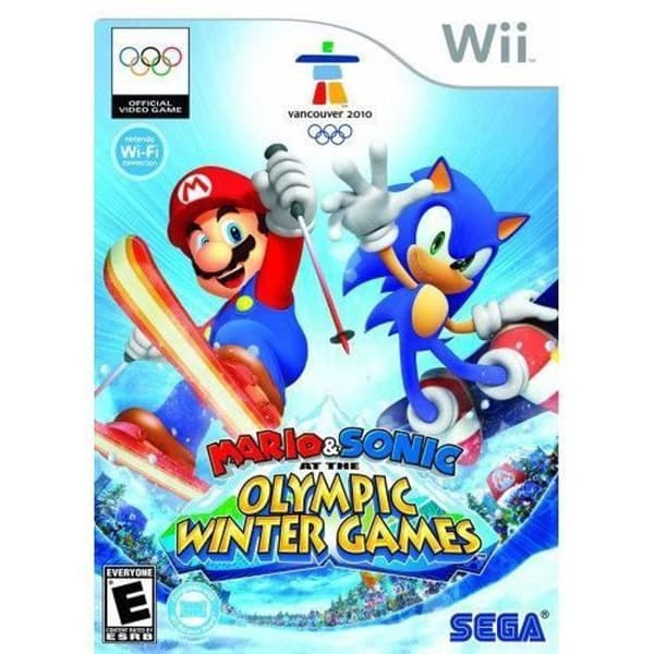 Mario och Sonic vid de olympiska vinterspelen - Nintendo Wii- USED