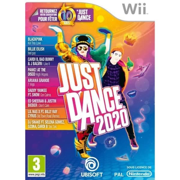 Spel Just Dance 2020 - Nintendo Wii fransk version ny i blister- REFURBISHED