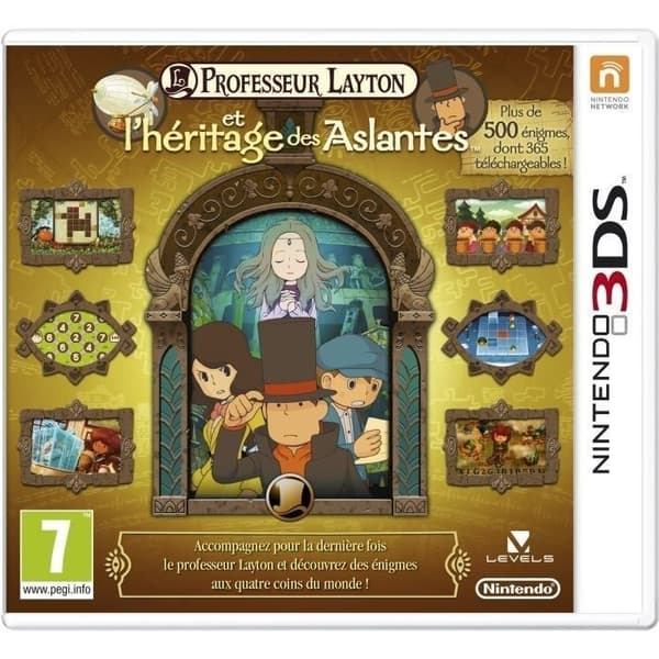 Professor Layton and the Legacy of the Aslanteans 3DS- USED