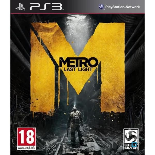 Videospel - Deep Silver - Metro Last Light - PS3 - Standardutgåvan - FPS - Survival-horror- USED