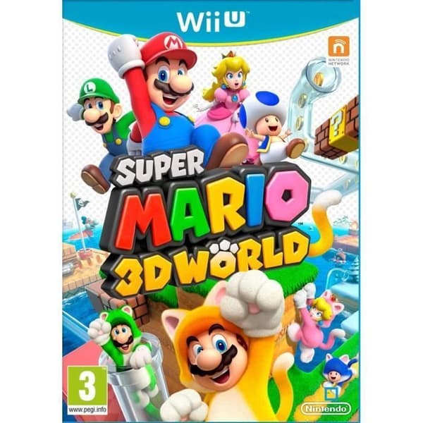 SUPER MARIO 3D WORLD [TYSK IMPORT] [WII-SPEL...- REFURBISHED