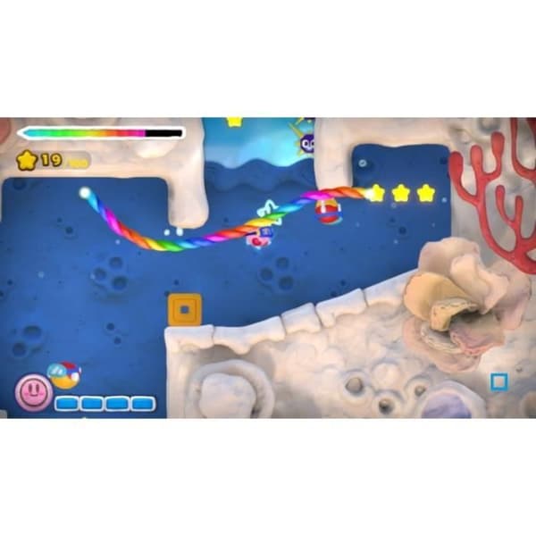 Plattformsspel - Nintendo - Kirby and the Rainbow Paintbrush - Wii U - 1-4 spelare - PEGI 3+- USED