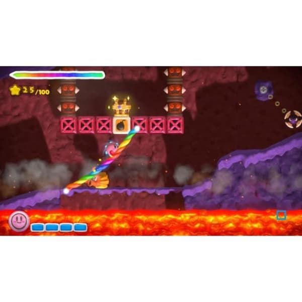 Plattformsspel - Nintendo - Kirby and the Rainbow Paintbrush - Wii U - 1-4 spelare - PEGI 3+- USED