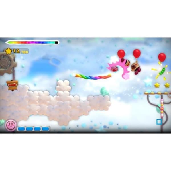 Plattformsspel - Nintendo - Kirby and the Rainbow Paintbrush - Wii U - 1-4 spelare - PEGI 3+- USED