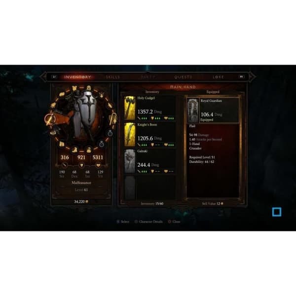Diablo 3 Ultimate Evil Edition PS4- REFURBISHED