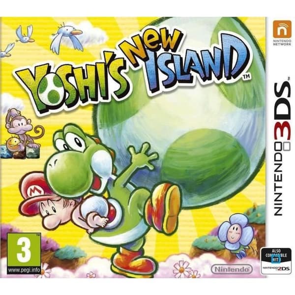 3DS-spel - Nintendo - Yoshi's New Island - Plattform - PEGI 3+ - Boxed- REFURBISHED