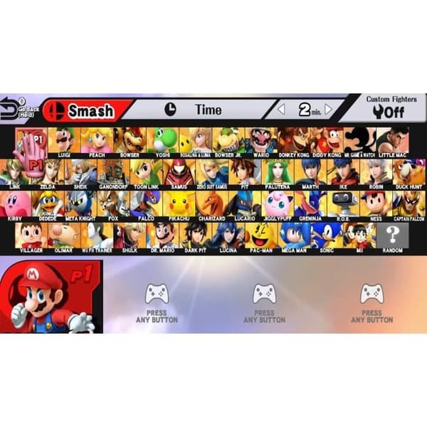 SUPER SMASH BROS. (WII U) - Engelsk import- REFURBISHED