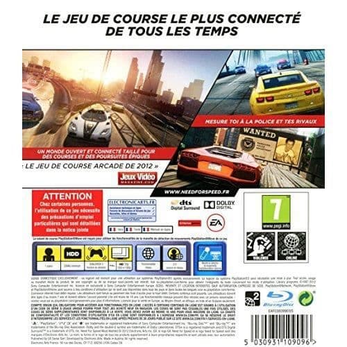TV-spel - EA Electronic Arts - Need for Speed: Most Wanted - Standard Edition - Multiplayer - Öppet läge- USED