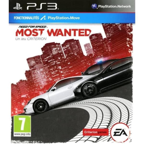 Need for Speed Most Wanted-spel "PS3" Playstation 3 NYTT I BLISTER- USED